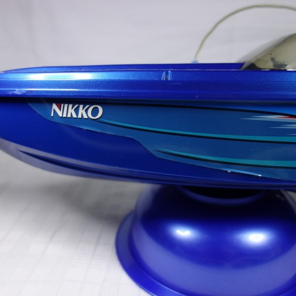 Nikko Zephyr Blue Radio Control RC Boat 27 MHz #300073 WORKING - Picture 9 of 16